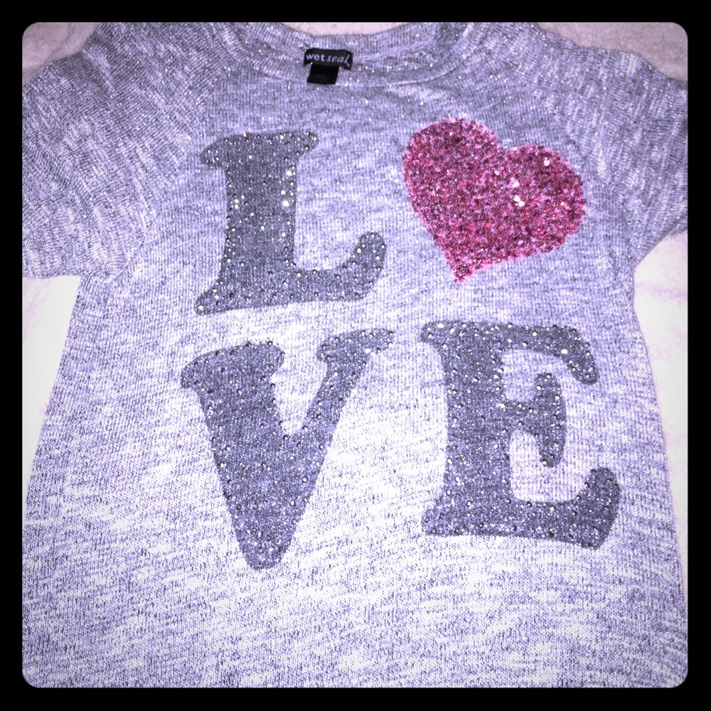 Wet seal sweater